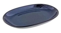 Oldenhof 1821 Ovale Schaal ø 30,5 X 21 Cm Aardewerk Indigo Blauw