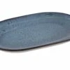 Oldenhof 1821 Ovale Schaal ø 16 X 23 Cm Aardewerk Indigo Spickel Blauw -Rhythm & Rizz 01.757 3.558
