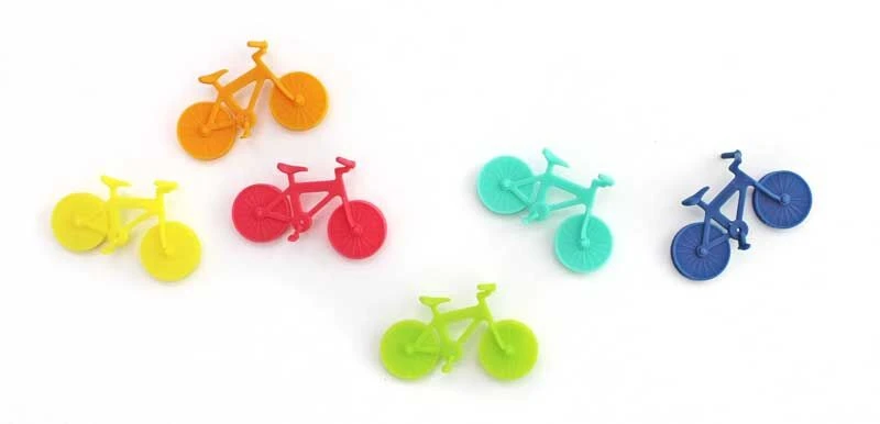 Winkee Bike Glass Markers Silicone 6 Stuks 4 Winkee Bike Glass Markers Silicone 6 Stuks - Afbeelding 2