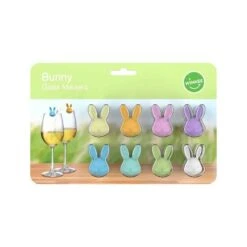 Winkee Bunny Glass Markers Silicone 8 Stuks