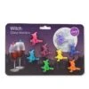 Winkee Witches Glass Markers Silicone 8 Stuks