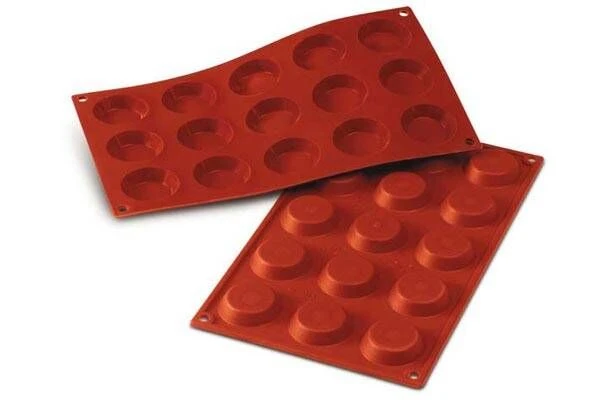 Silikomart Bakmat 15 Tartelettes ø 4 Cm Silicone Bruin 3 Silikomart Bakmat 15 Tartelettes ø 4 Cm Silicone Bruin