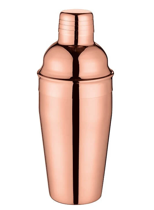 Cilio Cocktailshaker 500 Ml Rvs Koperkleurig 3 Cilio Cocktailshaker 500 Ml Rvs Koperkleurig