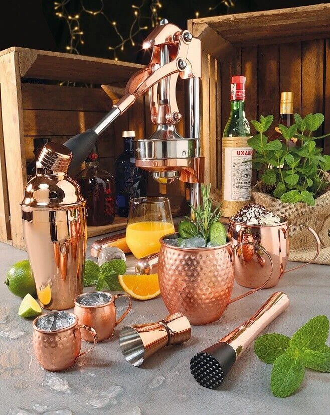 Cilio Cocktailshaker 500 Ml Rvs Koperkleurig 4 Cilio Cocktailshaker 500 Ml Rvs Koperkleurig - Afbeelding 2