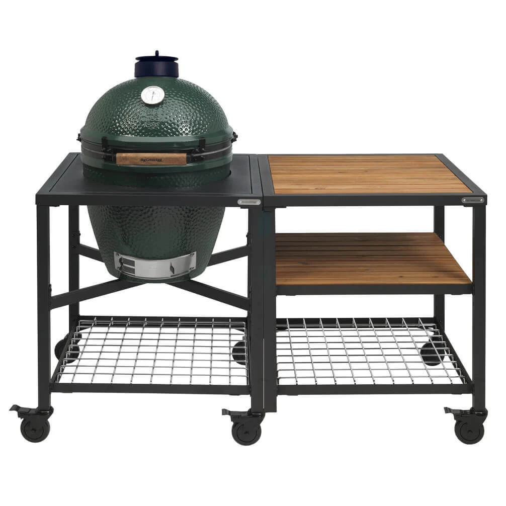 Big Green Egg Modular Outdoor Workspace Compleet Systeem Acacia Incl. Medium Barbecue 3 Big Green Egg Modular Outdoor Workspace Compleet Systeem Acacia Incl. Medium Barbecue