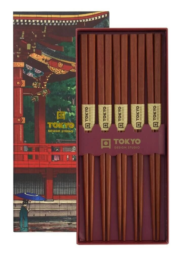 Oldenhof Eetstokjes 22,5 Cm Plain Brown 5 Stuks 3 Oldenhof Eetstokjes 22,5 Cm Plain Brown 5 Stuks