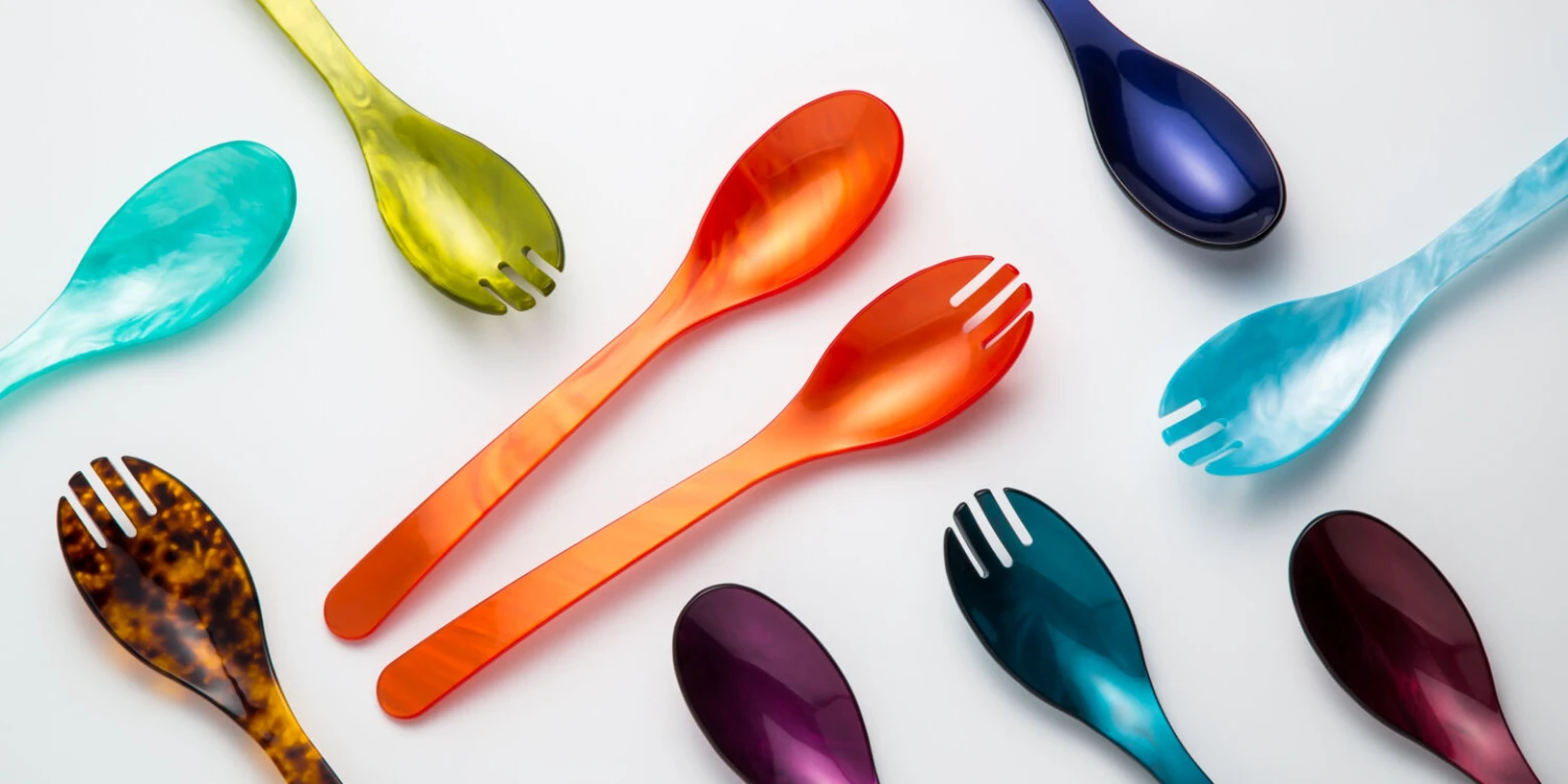 G. F. Heim Söhne Saladecouvert 29,5 Cm Kunststof Turquoise 4 G. F. Heim Söhne Saladecouvert 29,5 Cm Kunststof Turquoise - Afbeelding 2