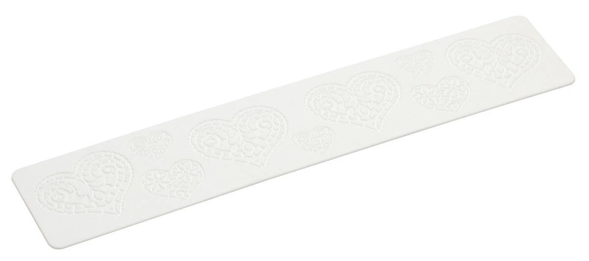 Silikomart Wonder Cakes Tricot Hearts Decoratiemat 40 Cm Silicone Wit 3 Silikomart Wonder Cakes Tricot Hearts Decoratiemat 40 Cm Silicone Wit