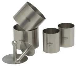 Küchenprofi Kook- En Dessertringset Rvs 6-delig