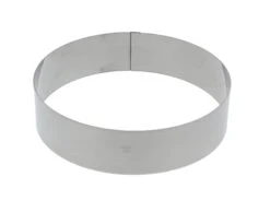 Gobel Taartring Rond 18 X 4,5 Cm Rvs