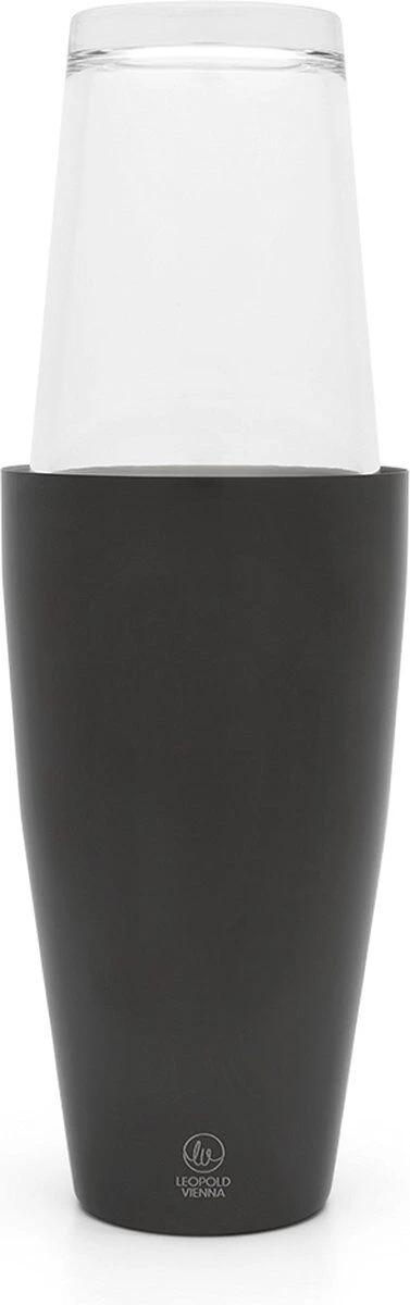 Leopold Acolon Boston Shaker Set 450 Ml Rvs Glas 3-delig 4 Leopold Acolon Boston Shaker Set 450 Ml Rvs Glas 3-delig - Afbeelding 2