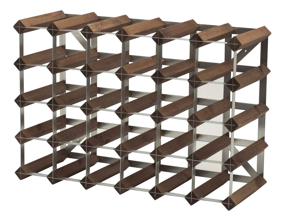 Traditional Wine Rack Co. Wijnrek 61 X 42 Cm Eik Donker 3 Traditional Wine Rack Co. Wijnrek 61 X 42 Cm Eik Donker