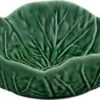 Bordallo Koolblad Kom ø 15 Cm Aardewerk Groen