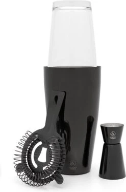 Leopold Acolon Boston Shaker Set 450 Ml Rvs Glas 3-delig