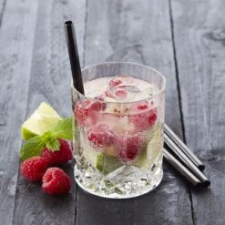 Point-Virgule 4 Herbruikbare Rietjes 14 Cm Rvs Zwart -Rhythm & Rizz 5554b40b3c3f83d8efb3ad4667e7da6417dab3d6 1