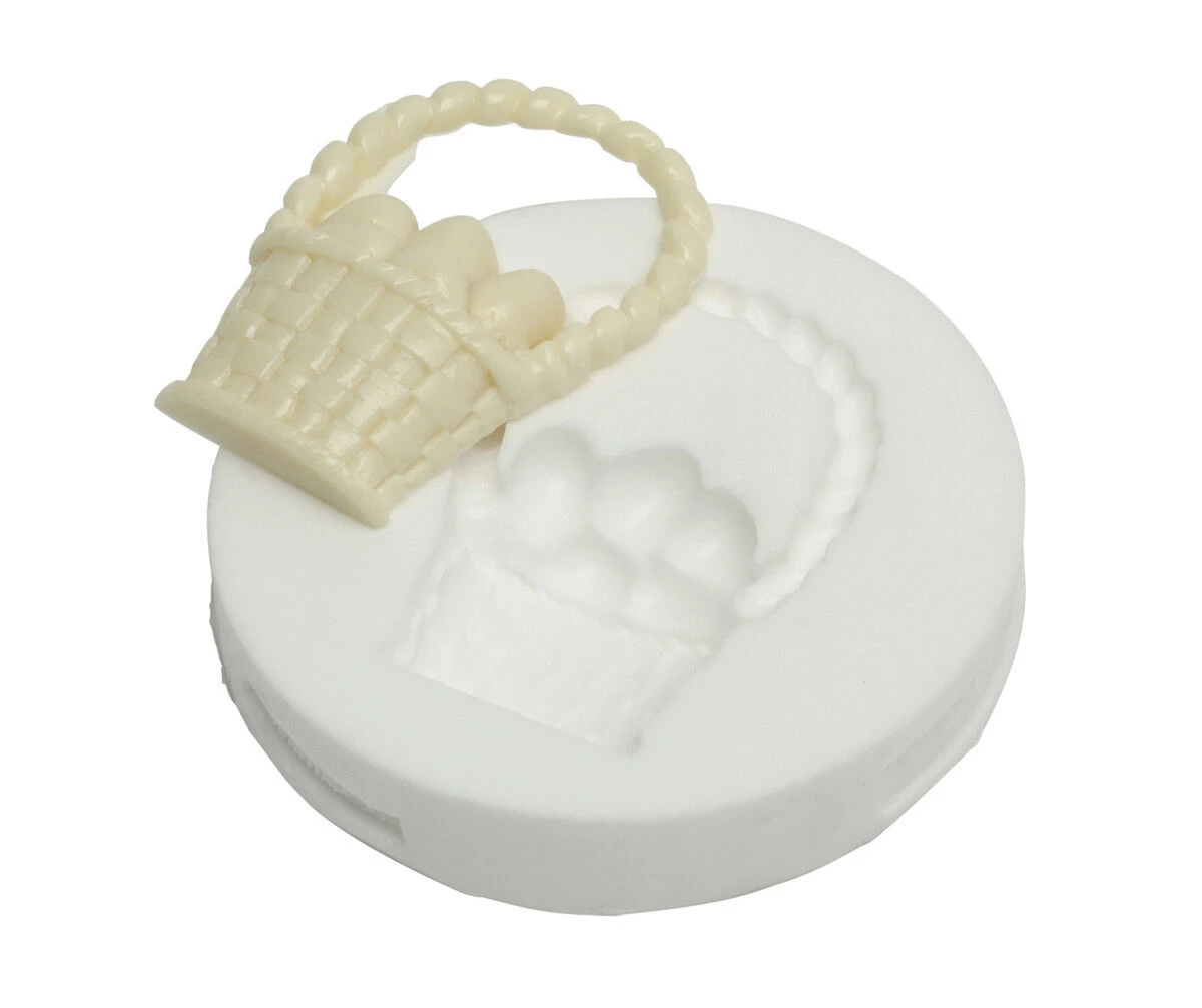 Silikomart Sugarflex Paasmandje Mal ø 7,5 Cm Silicone Wit 2 Delig 3 Silikomart Sugarflex Paasmandje Mal ø 7,5 Cm Silicone Wit 2 Delig