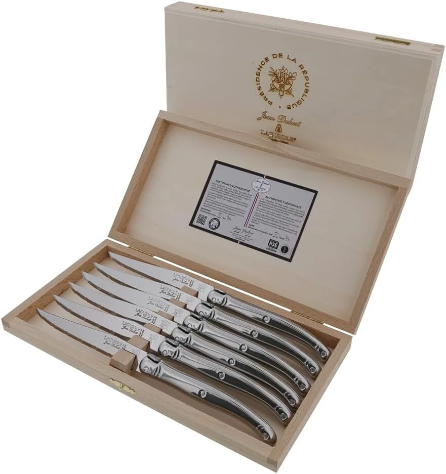 Jean Dubost Steakmes 1,2 Mm Rvs 6 Stuks 3 Jean Dubost Steakmes 1,2 Mm Rvs 6 Stuks