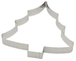 Gobel Uitsteekvorm Kerstboom 35 Cm Rvs Glans