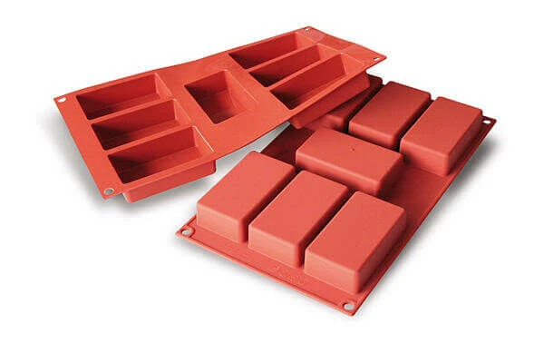 Silikomart Bakmat 7 Rechthoeken 8,7 X 4,8 Cm Silicone Bruin 3 Silikomart Bakmat 7 Rechthoeken 8,7 X 4,8 Cm Silicone Bruin