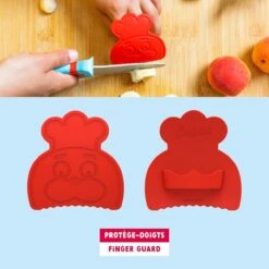 Chefclub Kindermes Met Vingerbeschermer Blauw/rood -Rhythm & Rizz 812o9jrwvkl. ac sl1500