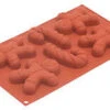 Silikomart Bakvorm 6 Gembermannetjes En Zuurstok Silicone Bruin -Rhythm & Rizz 8791 38025 1