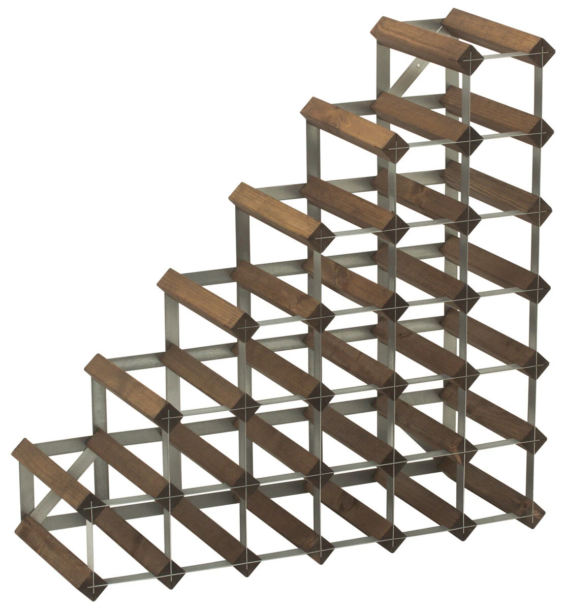 Traditional Wine Rack Co. Pyramide Wijnrek 61,2 Cm Grenen Donker 3 Traditional Wine Rack Co. Pyramide Wijnrek 61,2 Cm Grenen Donker