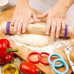 Chefclub Deegroller Met Verstelbare Ringen Hout -Rhythm & Rizz 91xj22madwl. ac sx679