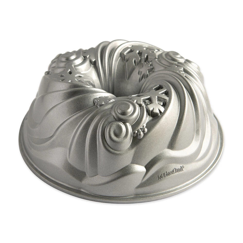 Nordic Ware Let It Snow Bundt Tulbandvorm Aluminium Grijs 3 Nordic Ware Let It Snow Bundt Tulbandvorm Aluminium Grijs