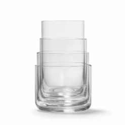 Aarke Nesting Stapelbare Glazen Glas 4-delig