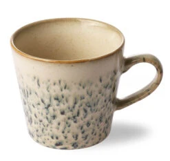 HK Living 70's ACE6866 Hail Cappuccinomok 300 Ml Aardewerk Crème-groen