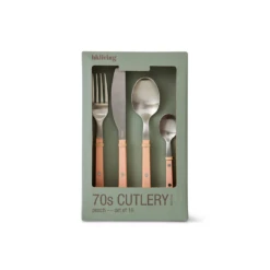 HK Living 70's KCU0014 Bestekset Peach 16-delig