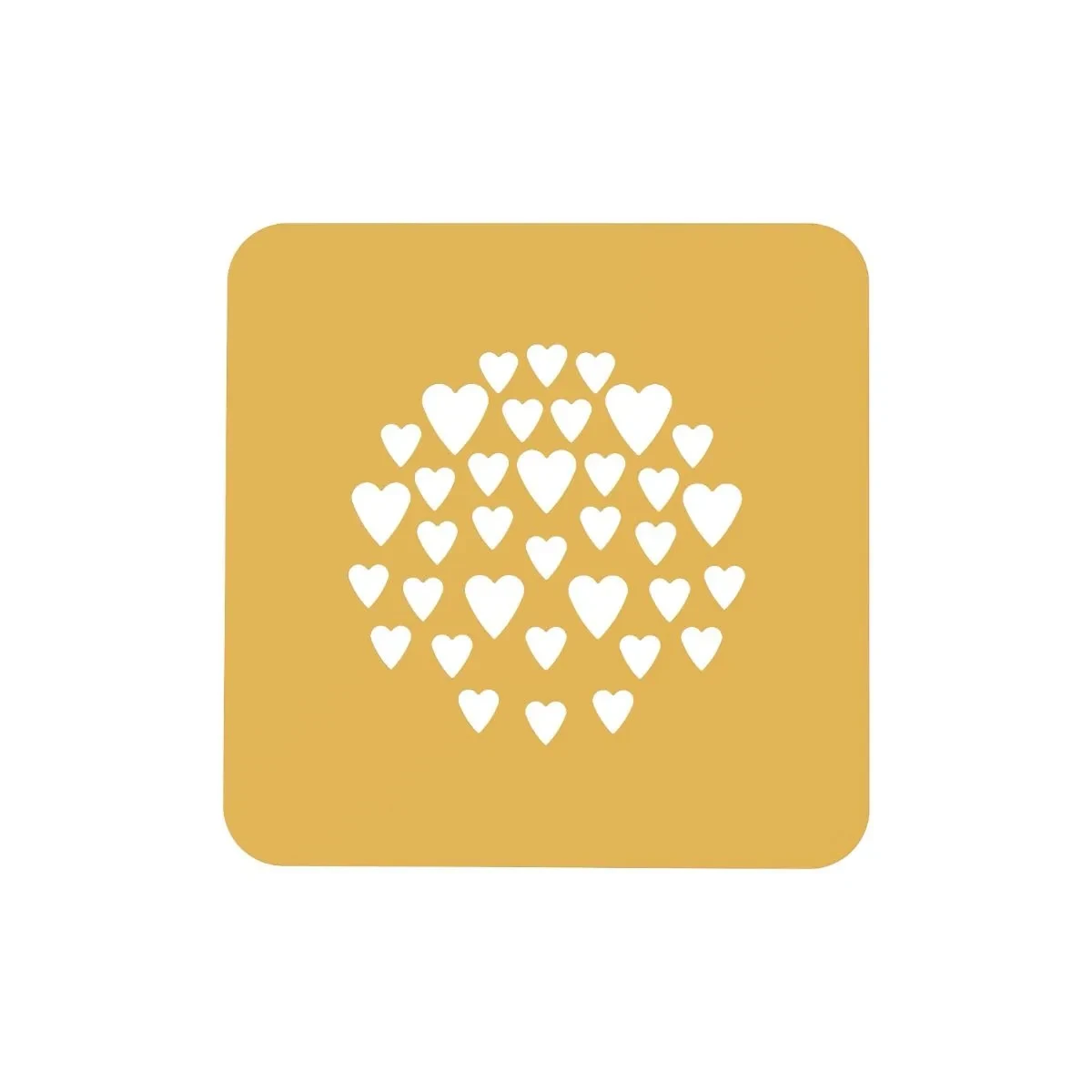 Silikomart Stencil Cuore Decoratiemal Siliconen 3 Silikomart Stencil Cuore Decoratiemal Siliconen