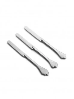 Serax Merci Mix 1-2-3 Dessertmes Mirror Stone Wash 3 Stuks