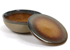 Serax Surface By Sergio Herman Kom Met Deksel ø 13 Cm Rusty Brown -Rhythm & Rizz b5116210cs1 1 1