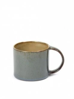 Serax Terres De Rêves Espressokop Stone Ware ø 6 Cm H 5,1 Cm - Misty Grey/smokey Blue