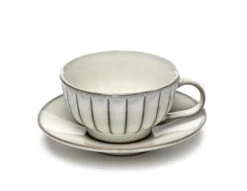 Serax INKU By Sergio Herman Cappuccinokop 200 Ml Aardewerk Wit -Rhythm & Rizz b5120250ws1 1 2