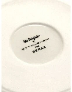 Serax Feast By Ottolenghi Bord L ø 26 Cm H 2 Cm Aardewerk White + Swirl-Stripes Blue -Rhythm & Rizz b8921006bs5