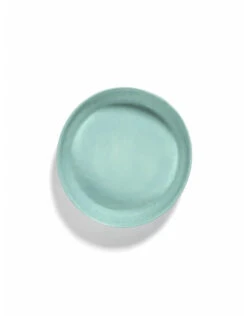 Serax Feast By Ottolenghi Serveerschaal S ø 30 Cm H 6 Cm Aardewerk Azure + Swirl Stripes Red -Rhythm & Rizz b8921013es1