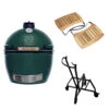 Big Green Egg Extra Large Barbecue ø 67,5 Cm Keramiek Groen Met IntEGGrated Nest, Handler En Acaciahouten Zijtafels