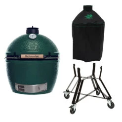 Big Green Egg Extra Large Barbecue ø 67,5 Cm Keramiek Groen Met Onderstel En Hoes -Rhythm & Rizz bge hoofd 2 xlarge nest cover