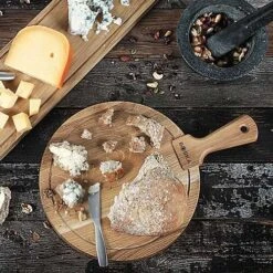 Boska Friends Serveerplank L ø 40 Cm Eikenhout -Rhythm & Rizz boska sfeerbeeld 2 1