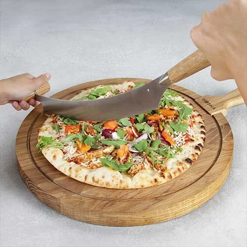 Boska Friends Serveerplank M ø 30 Cm Eikenhout 5 Boska Friends Serveerplank M ø 30 Cm Eikenhout - Afbeelding 3