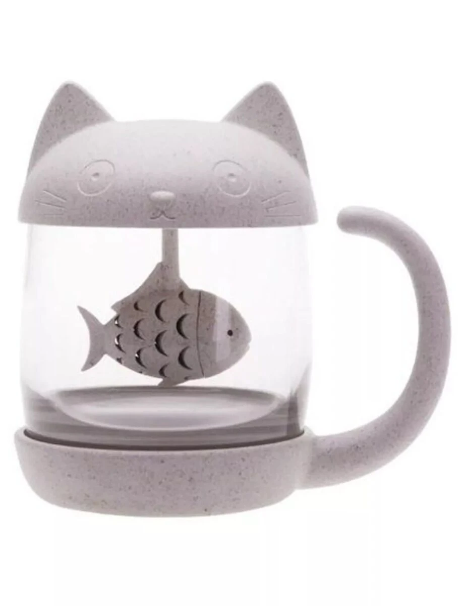 Winkee Cat Tea Cup 3 Winkee Cat Tea Cup