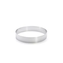 De Buyer Taartring Rond ø 22 Cm H 4,5 Cm Rvs