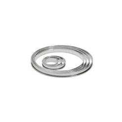 De Buyer Geperforeerde Taartring ø 24 Cm Rvs -Rhythm & Rizz cercle a tarte rond inox perfore bord roule ht 2cm 1