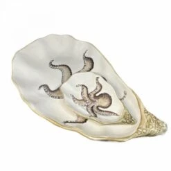 Oldenhof Octopus Grote Oesterschaal Bruin