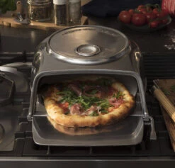 Oldenhof Fernus Stovetop Pizzaoven Rvs -Rhythm & Rizz fernus silver sfeer