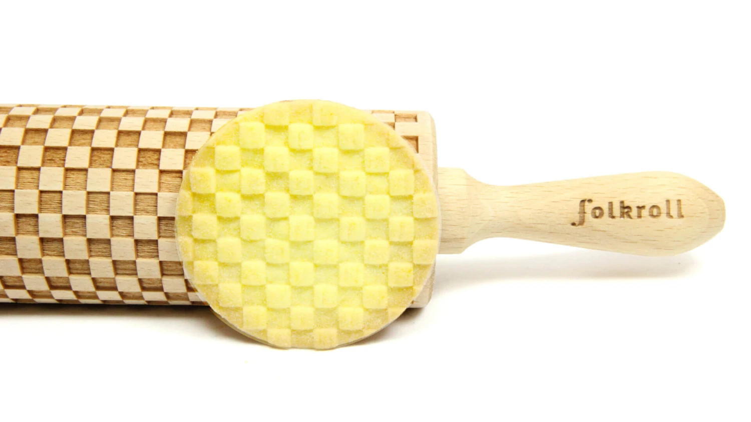 Folkroll Chess Deegroller 43 Cm Beukenhout 4 Folkroll Chess Deegroller 43 Cm Beukenhout - Afbeelding 2