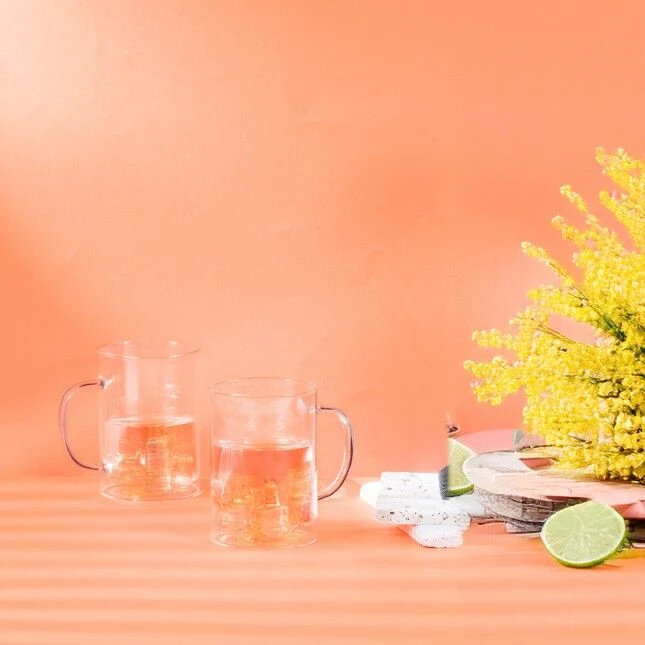 Cristel Theeglazenset 450 Ml 2 Stuks 4 Cristel Theeglazenset 450 Ml 2 Stuks - Afbeelding 2