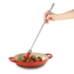 I Genietti Telescopische Barbecue-invetkwast Rvs Oranje -Rhythm & Rizz gen62 pennello grill a u